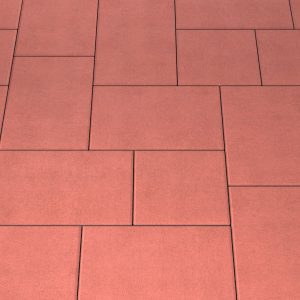 Тротуарная плитка "Бавария" красн. / кор.